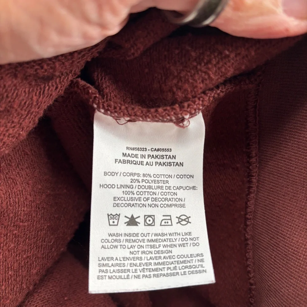 Nike Hoodie Large Brown White Logo Pullover Gorpcore Athleisure Streetwear Sport